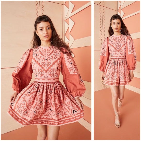 Ulla Johnson Omaira Balloon Sleeve Mini 